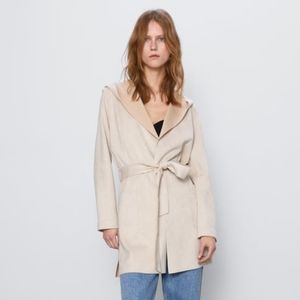 Zara Faux Suede Jacket